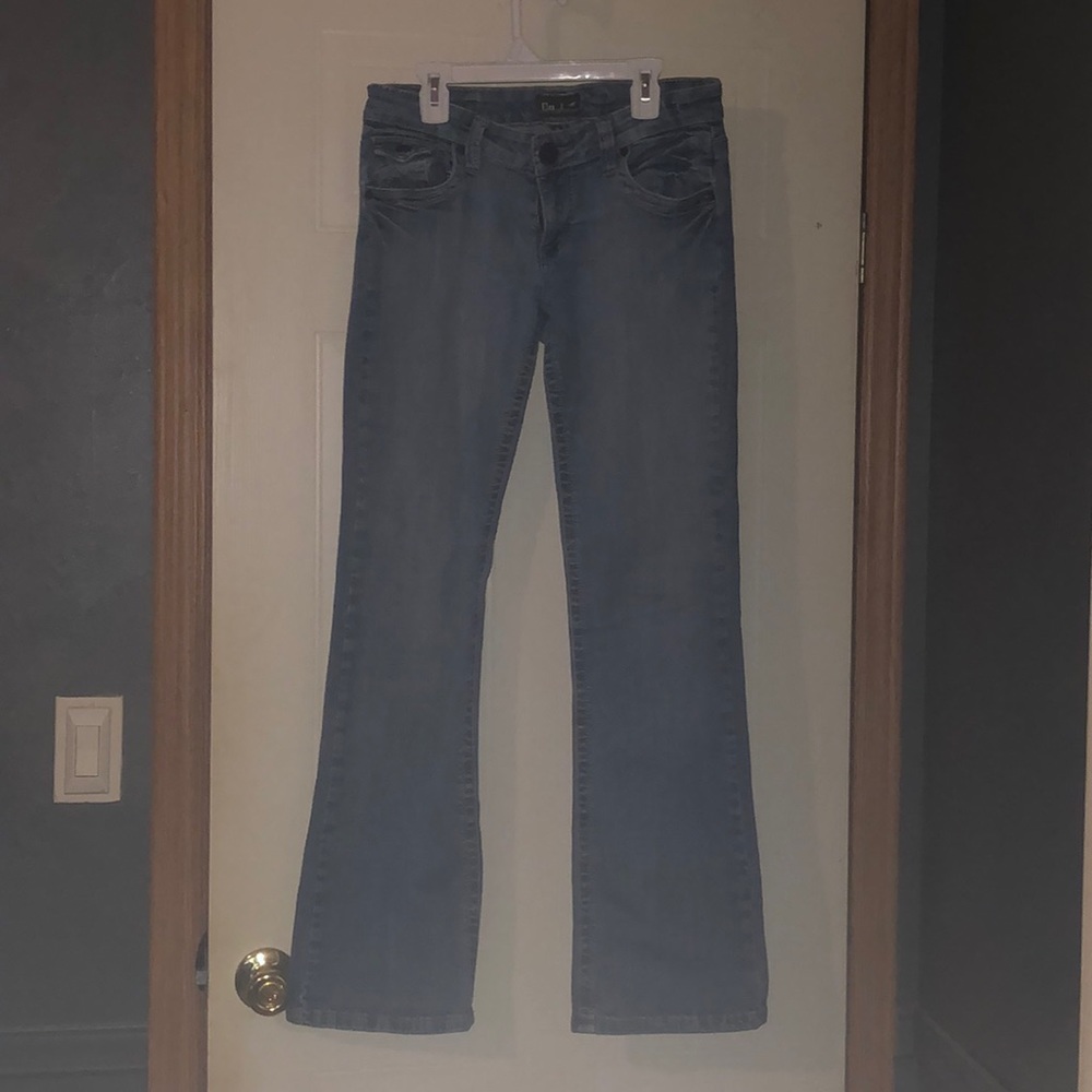 Light colored denim jeans